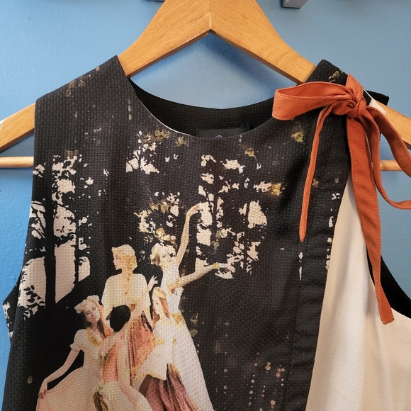 Plains & Prints Printed Sleeveless top - Picture 2 of 3